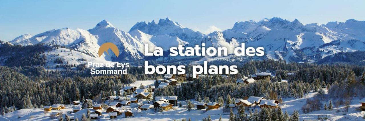 Studio Cabine Praz De Lys Taninges Kültér fotó