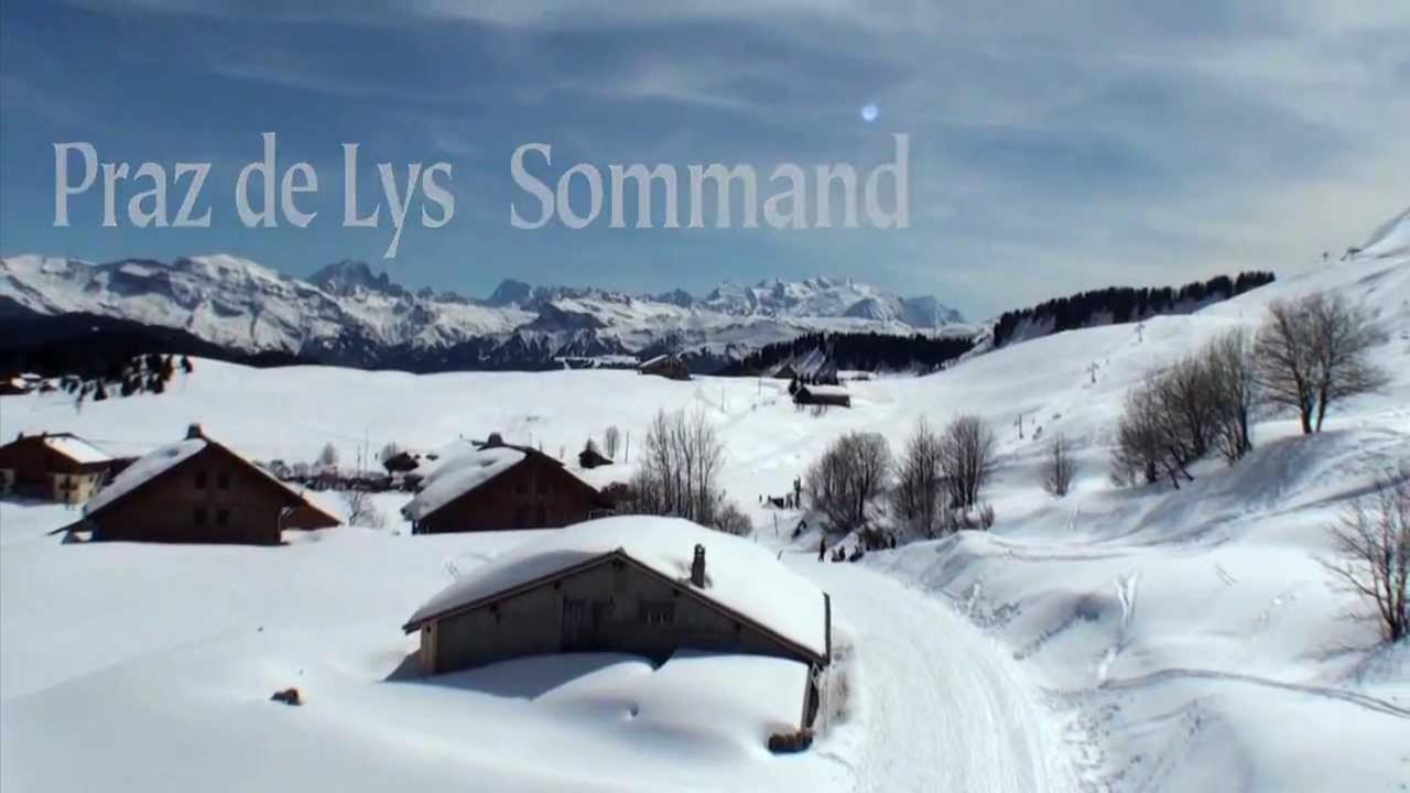 Studio Cabine Praz De Lys Taninges Kültér fotó